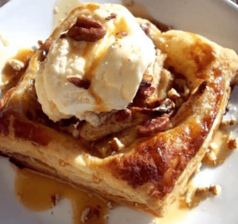 recipe for apple and pecan danish pastry tart