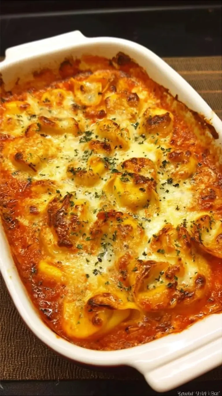 Gratin de tortellini à la tomme, un plat savoureux et réconfortant