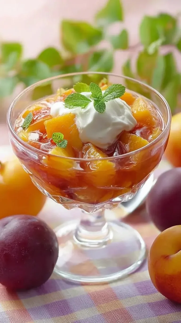 Soupe de pêche fraîche et savoureuse servie dans un bol