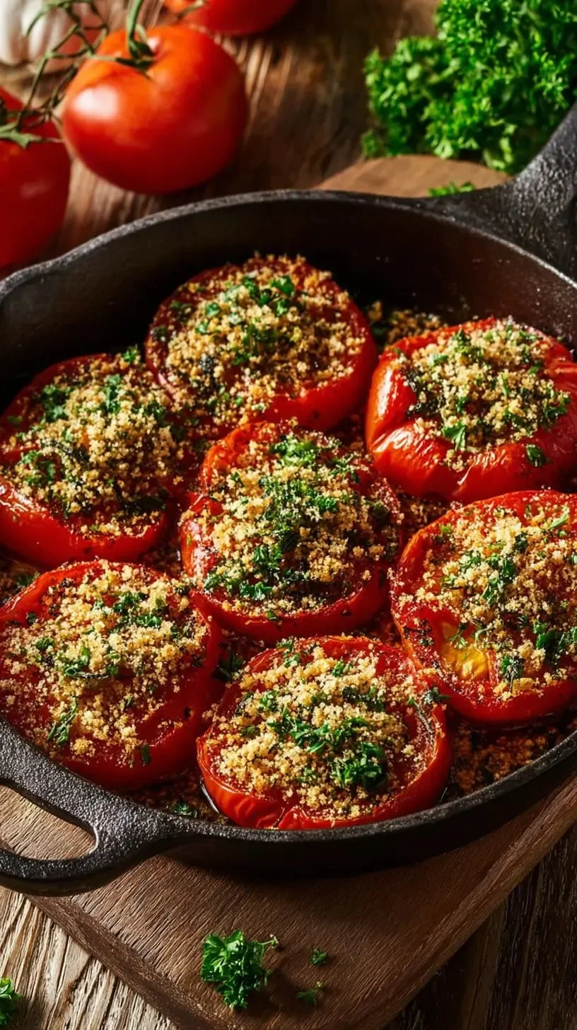 Recette de tomates à la provençale avec herbes et épices