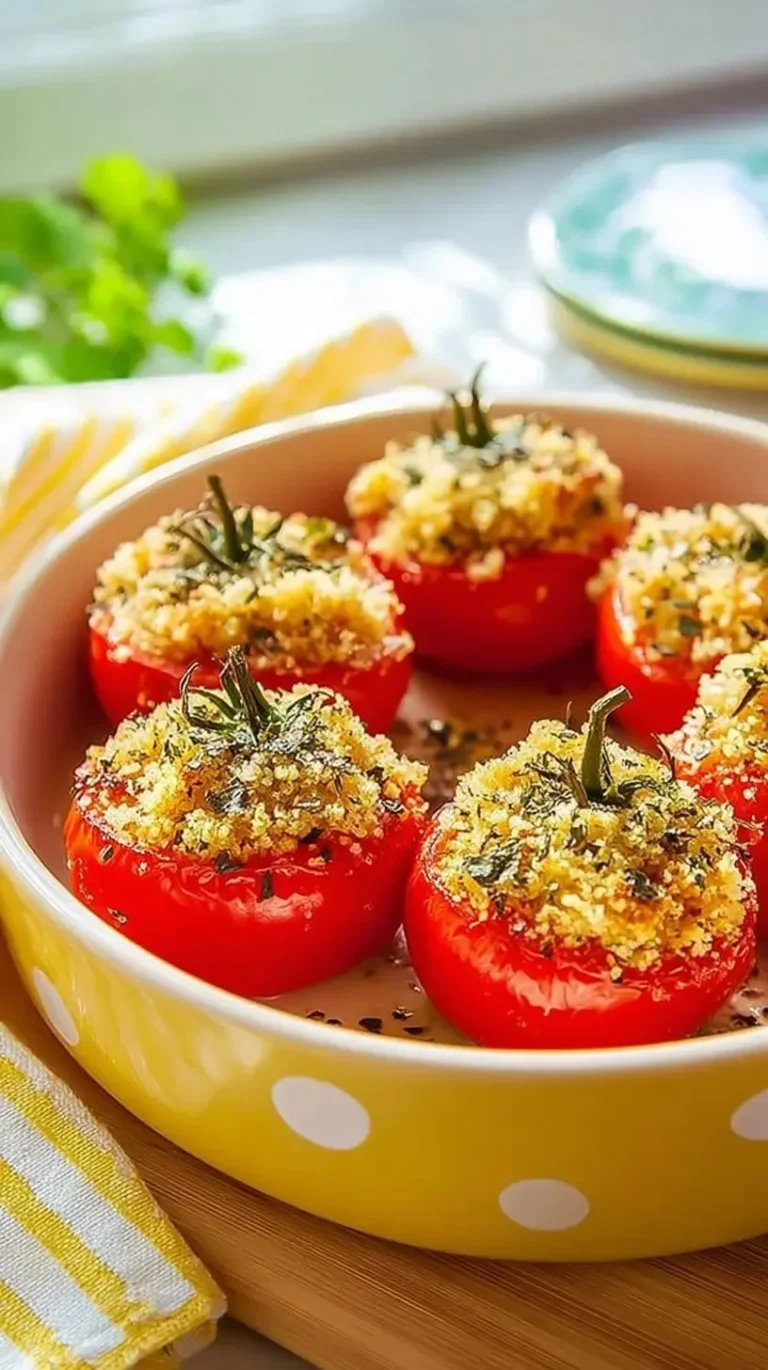 Tomates à la provençale minceur, plat sain et savoureux