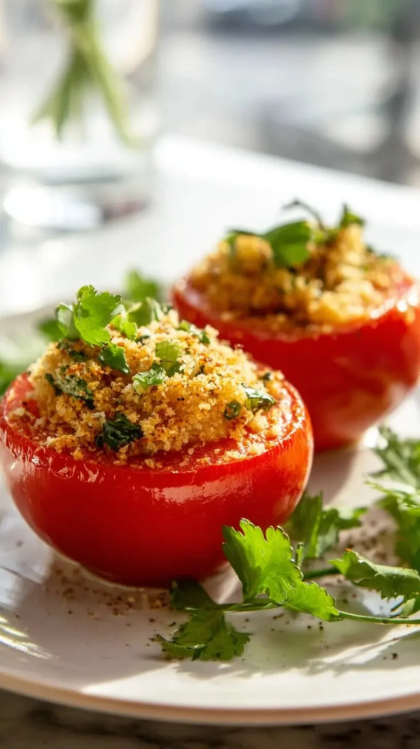 Recette de tomates provençales cuites à l'Air fryer avec épices et herbes