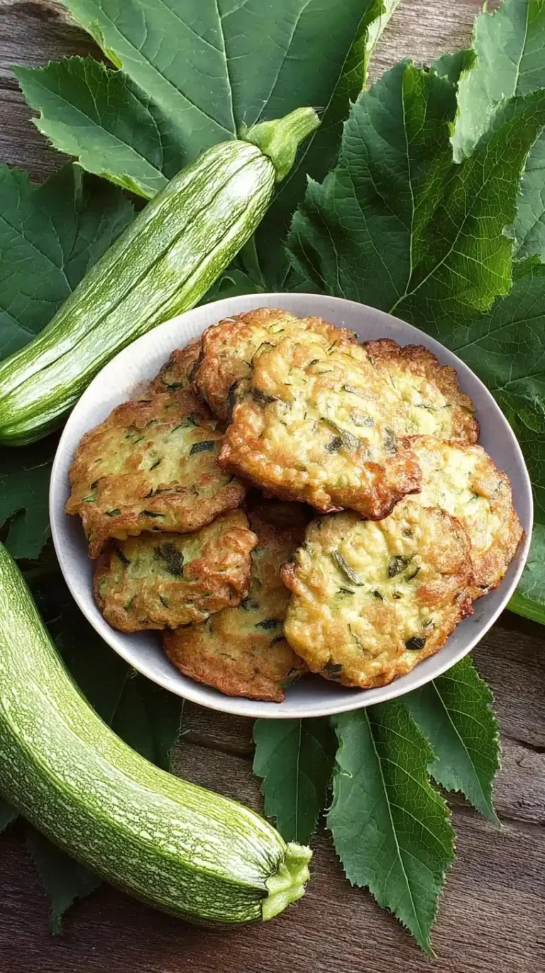 Beignets de courgette dorés et croustillants, parfaits pour l'apéritif.