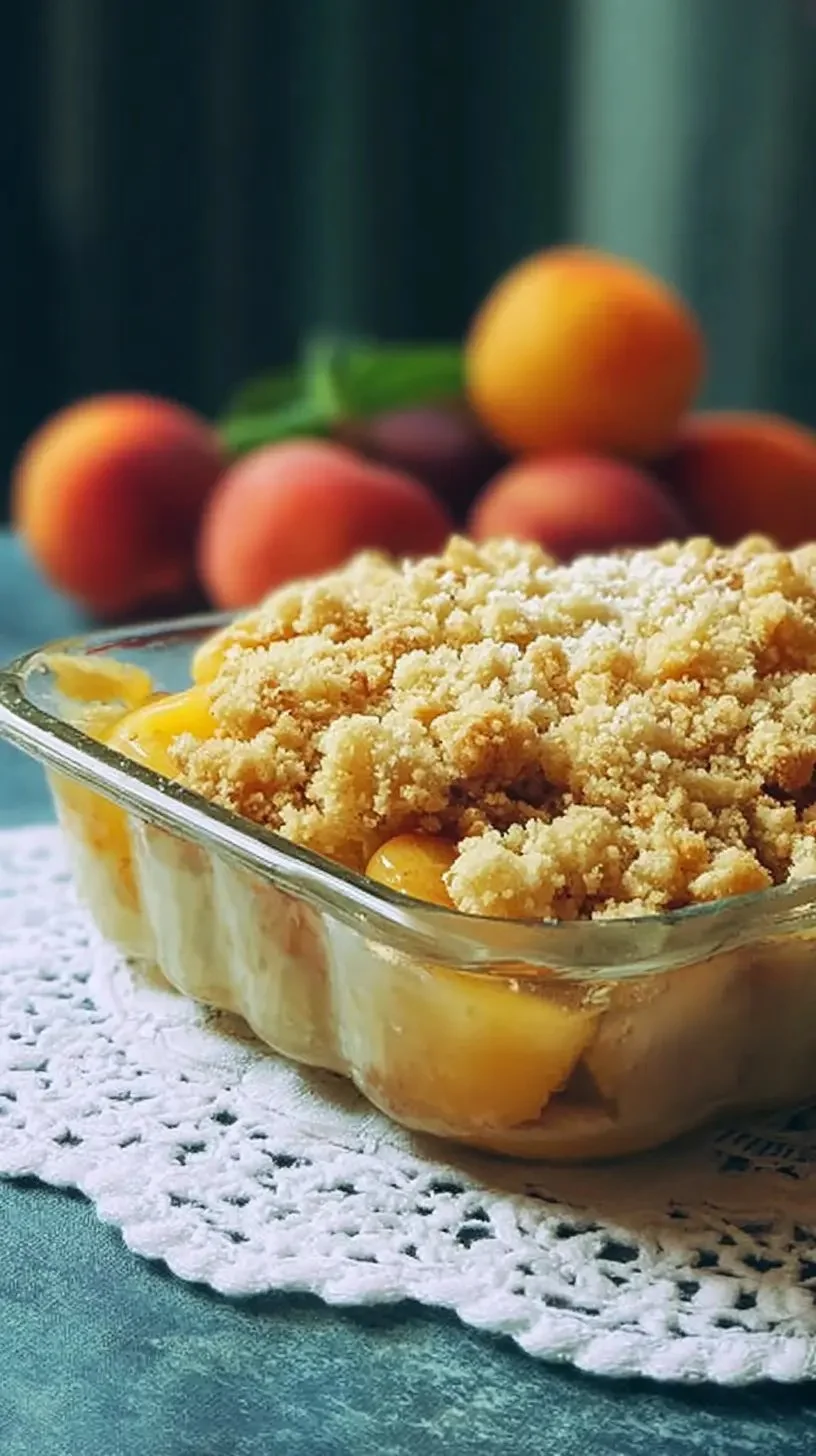 Crumble aux mirabelles de Lorraine, dessert savoureux et coloré