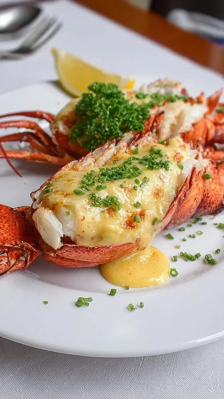 Recette de homard avec sauce au gouda délicieuse et crémeuse