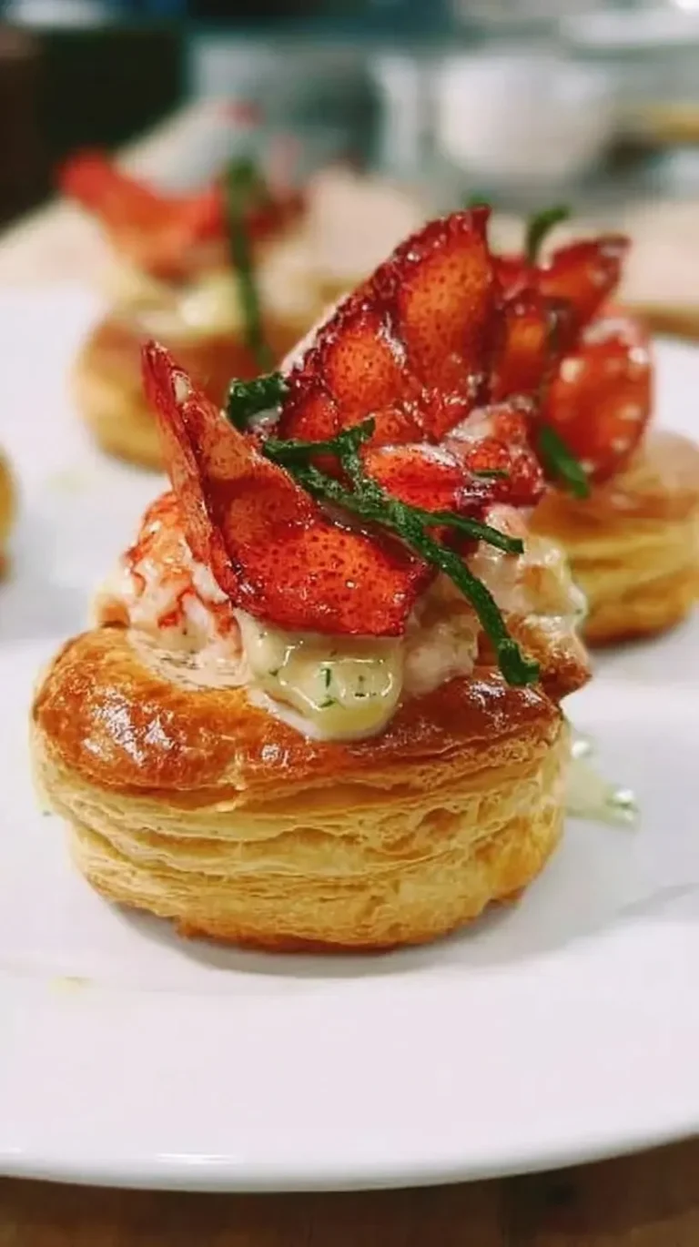 Vol-au-vent de homard à la poulette, une recette raffinée et savoureuse
