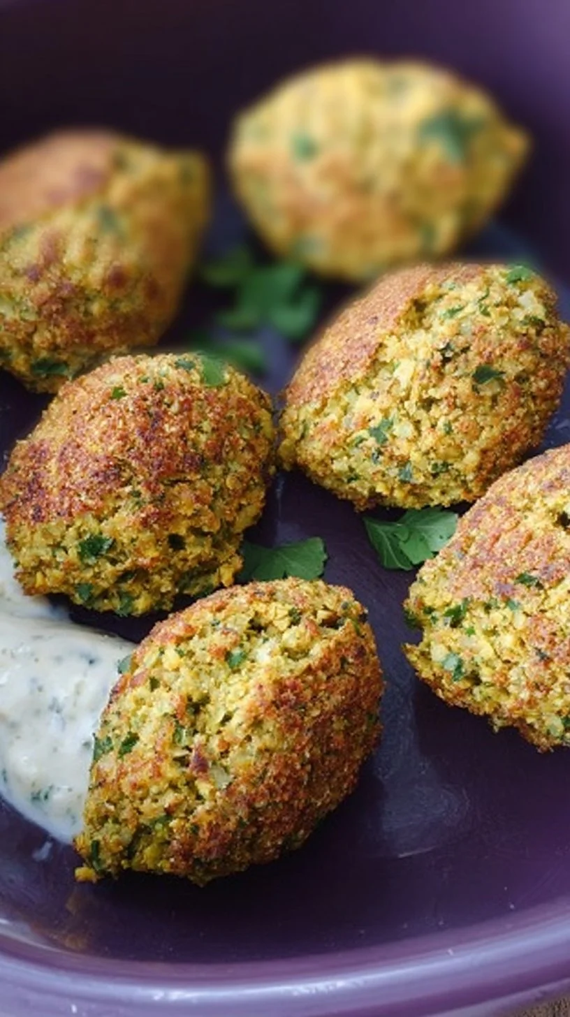 Falafel de maíz preparado en Thermomix 6, una opción vegana y saludable.