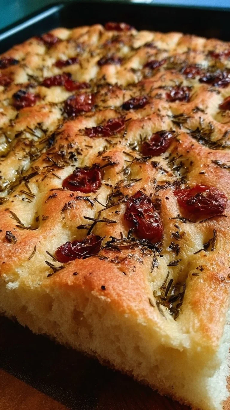 Focaccia sin gluten, esponjosa y sabrosa, ideal para dietas especiales.