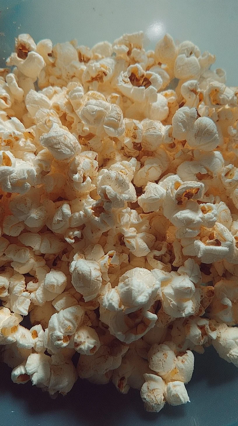 Palomitas de mantequilla recién preparadas en un bol