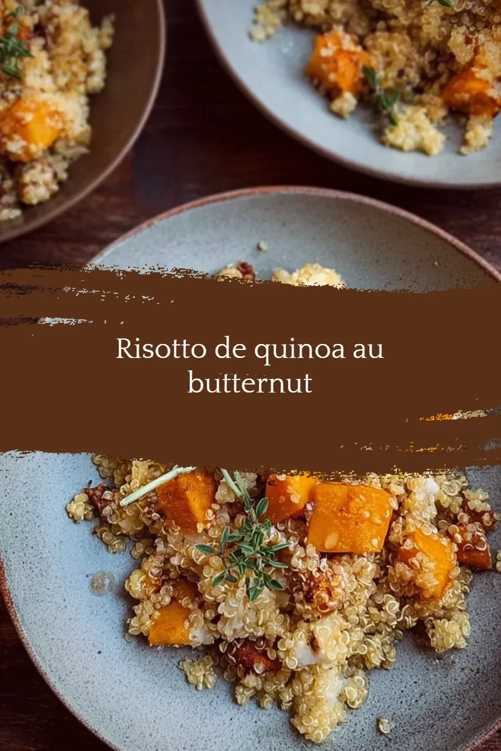 Risotto de quinoa au butternut, plat savoureux et nutritif