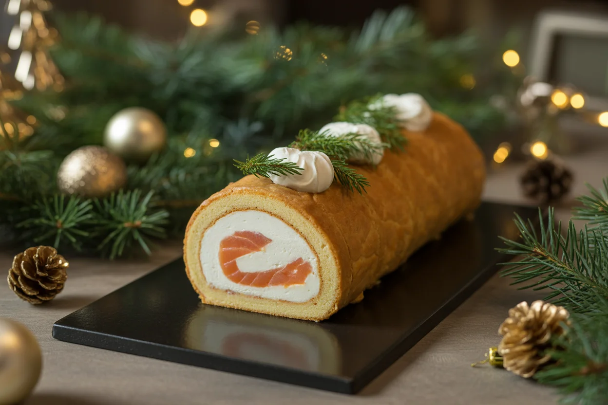 Bûche Salée Saumon Fumé & Fromage Frais : Une Recette Gourmande à Tester !