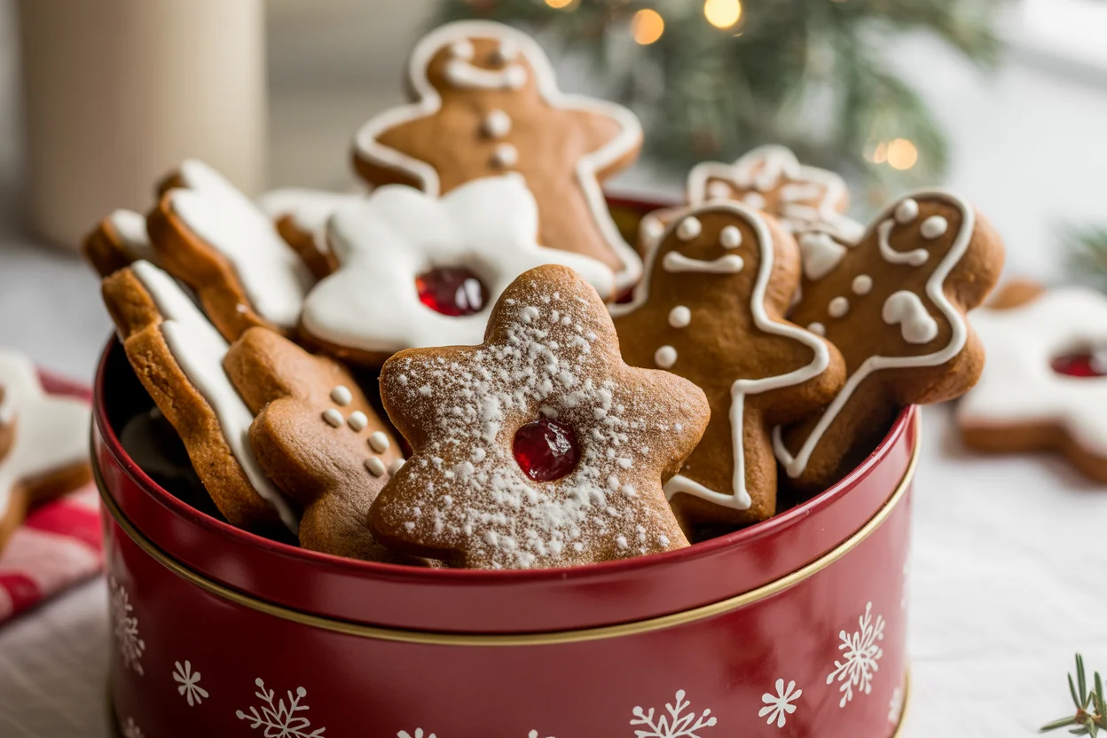 Sabl&eacute;s &agrave; la Confiture (fa&ccedil;on Linzer)