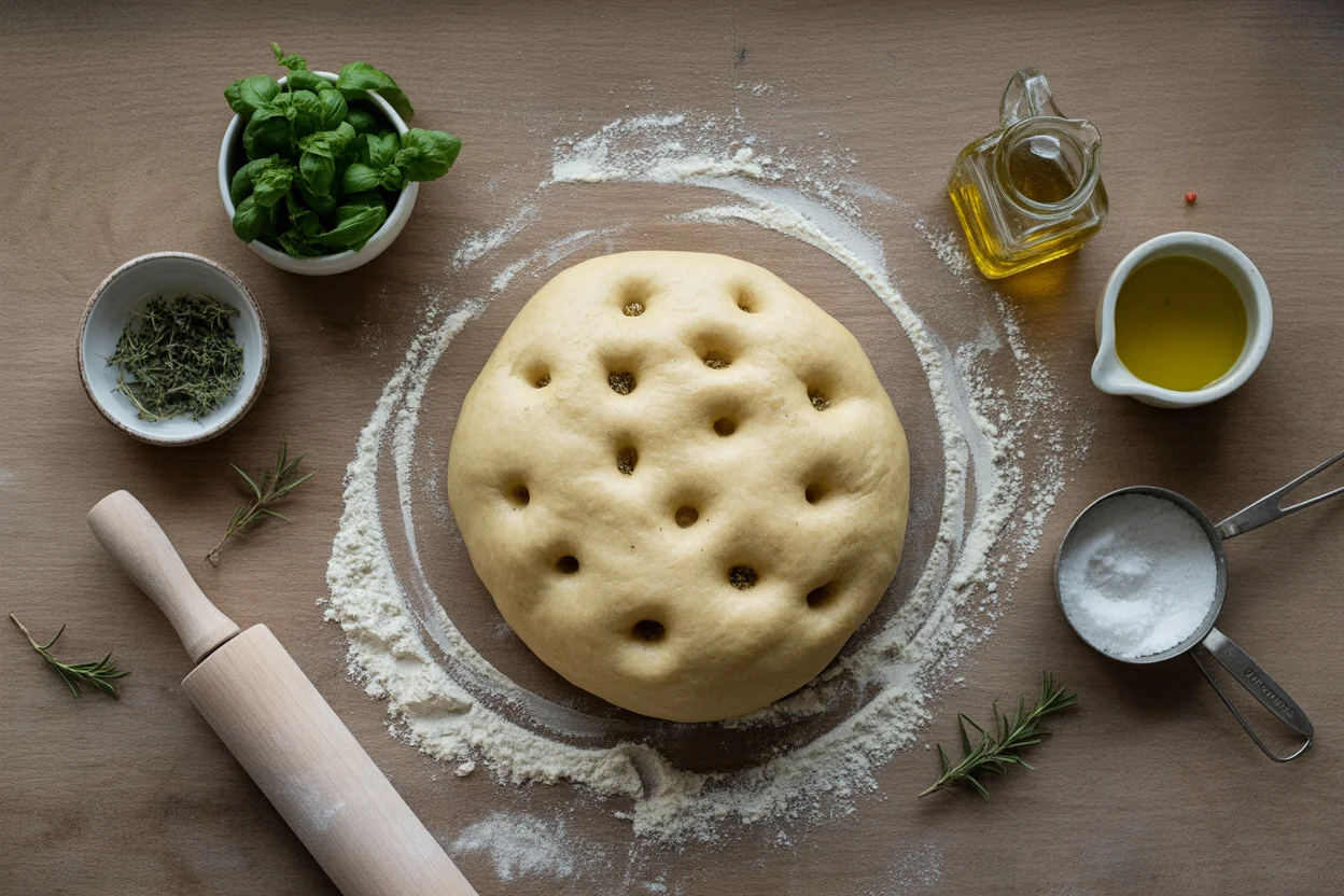 Focaccia recette moelleuse et savoureuse &agrave; r&eacute;aliser chez soi