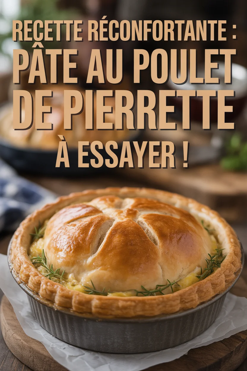 Recette réconfortante : Pâté au poulet de Pierrette à essayer !