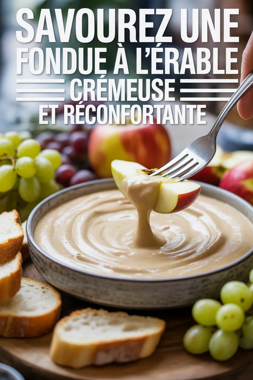 Fondue à l’érable