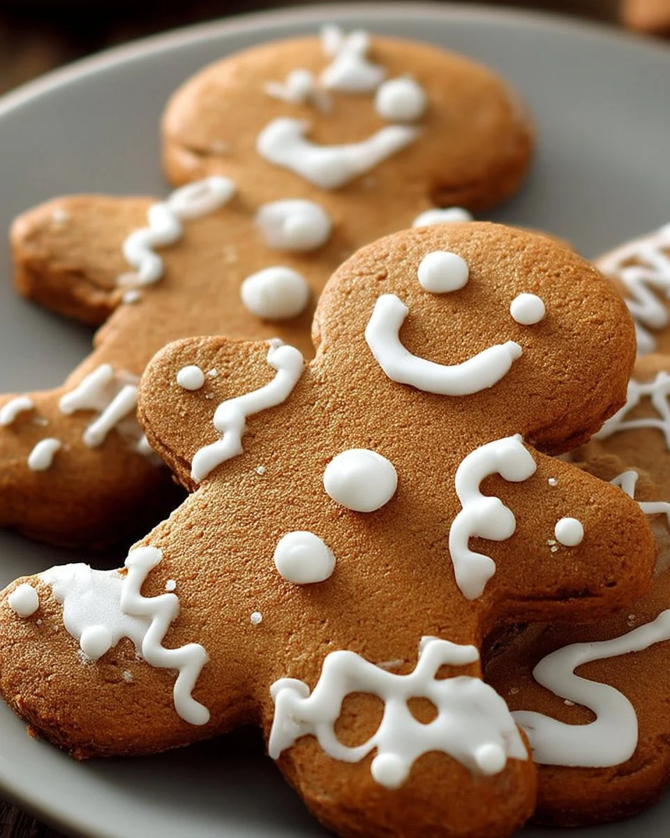 Bonshommes Pain d'Épices moelleux et épicés, délicieusement parfumés aux épices.