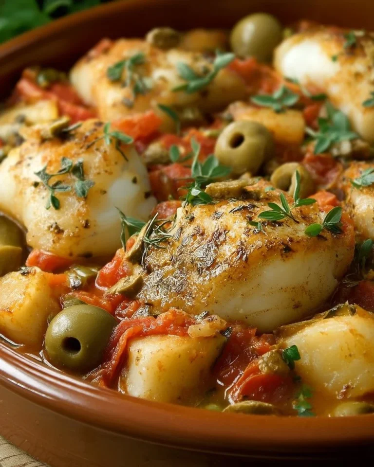 Cassolette de poisson à la provençale, plat savoureux et coloré