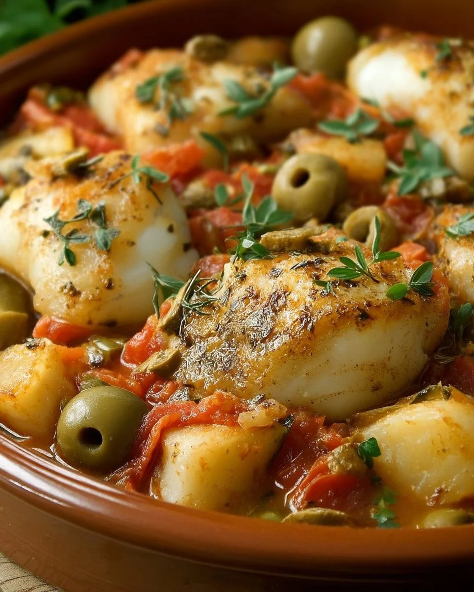 Cassolette de poisson à la provençale, plat savoureux et coloré