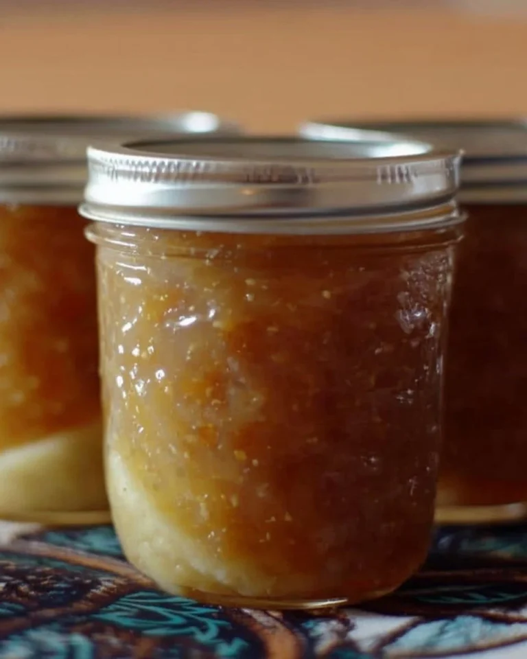 Bocal de confiture aux bananes fait maison, un délice sucré à tartiner.
