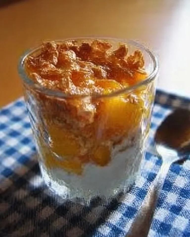 Croustade éclair aux pêches, un dessert croustillant et fruité