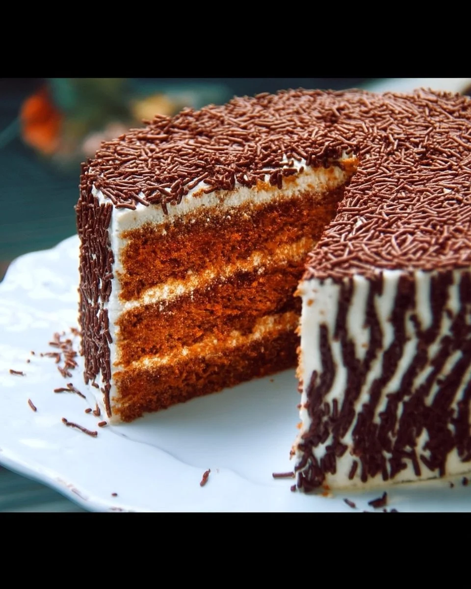 Gâteau Zebra d'Halloween avec motifs noirs et blancs, décoré pour célébrer la fête.