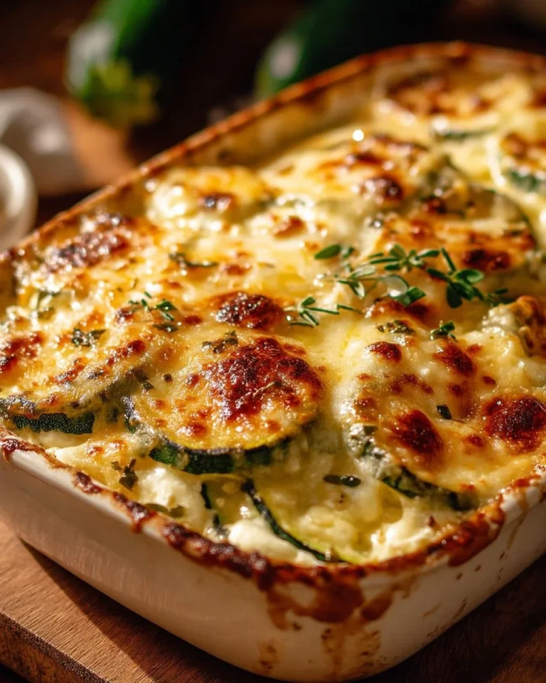 Gratin de Courgettes au Fromage de Chèvre, plat savoureux et coloré
