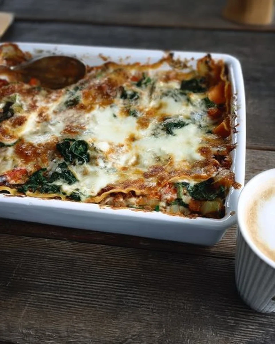 Lasagne de patates douces et de kale, un plat savoureux et sain