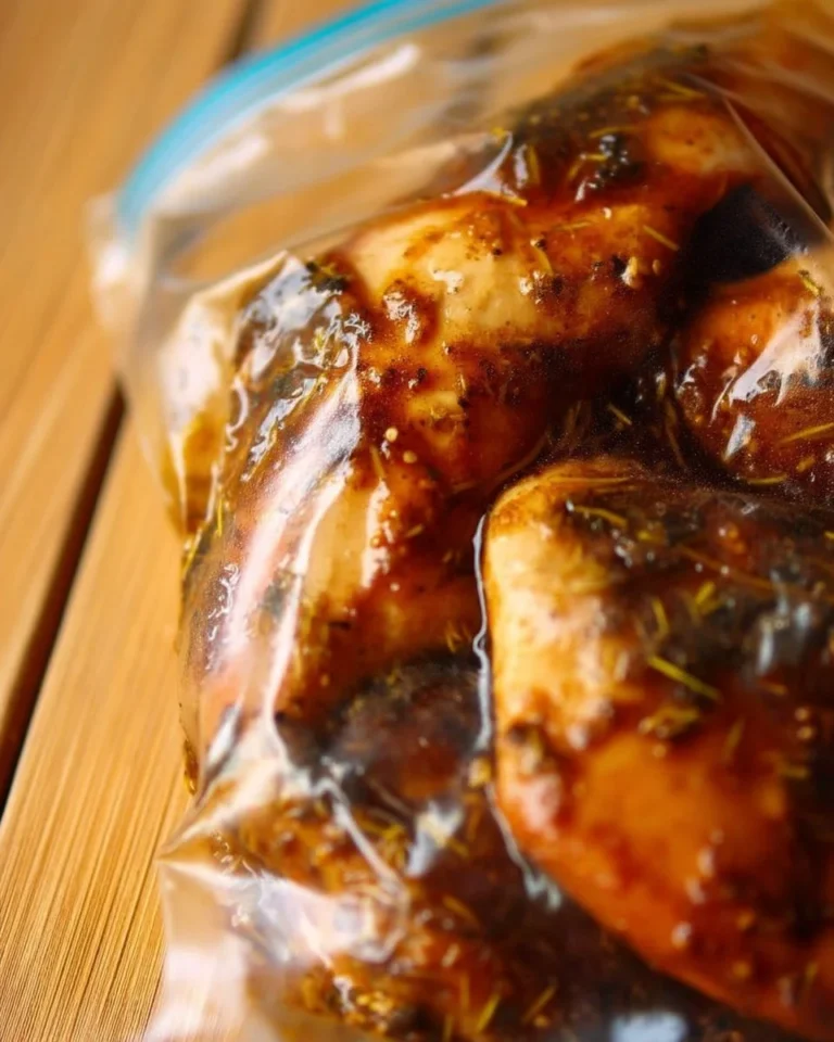 Marinade savoureuse pour poitrines de poulet assaisonnées