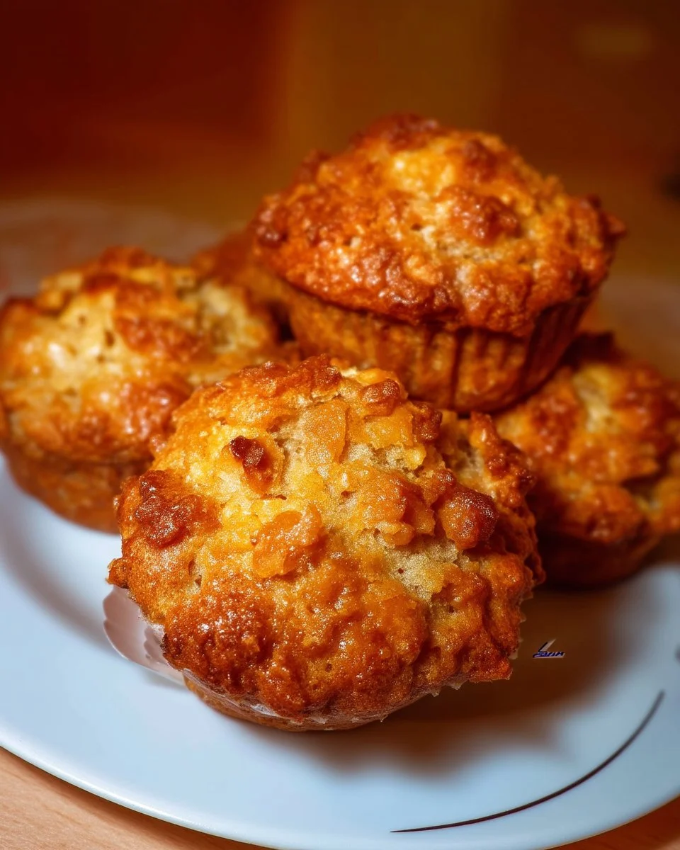 Muffins moelleux aux pommes et caramel, une délicieuse recette sucrée