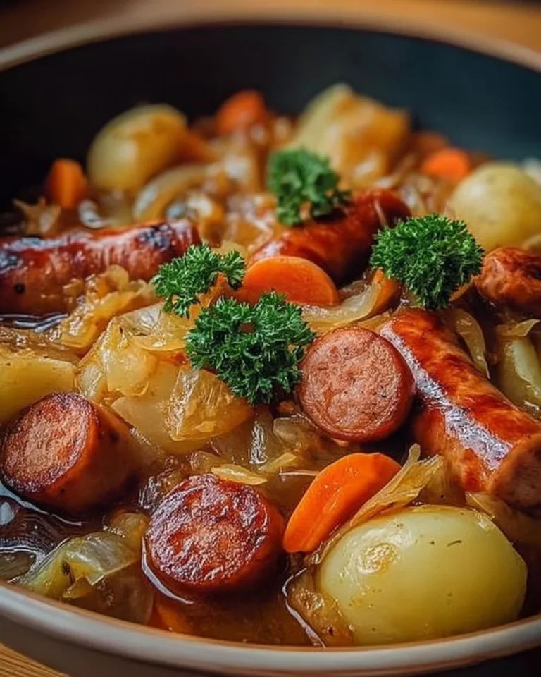 Potée aux saucisses et légumes, un plat traditionnel français