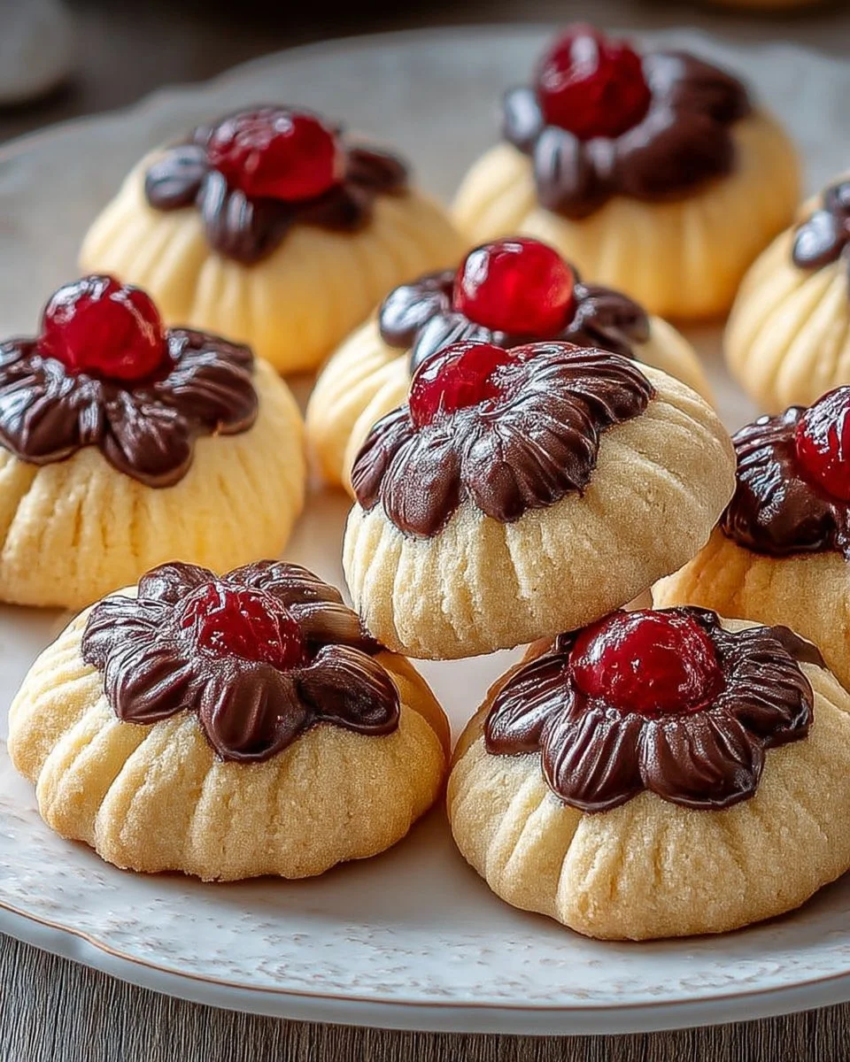 Sablés Viennois au Chocolat et à la Cerise, délicieuses pâtisseries à savourer