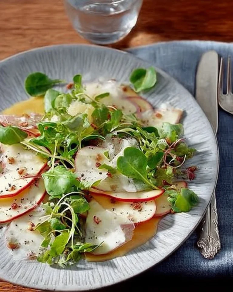 Salade de pommes au cidre et au fromage, un plat frais et savoureux