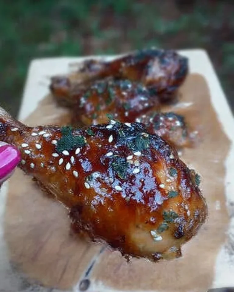 Cuisses de poulet à l'orange collante prêtes à servir