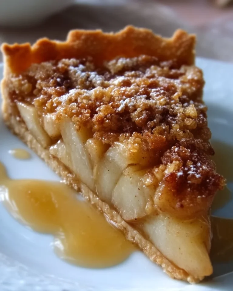 Tarte Croquante aux Pommes et aux Poires, dessert savoureux et croustillant