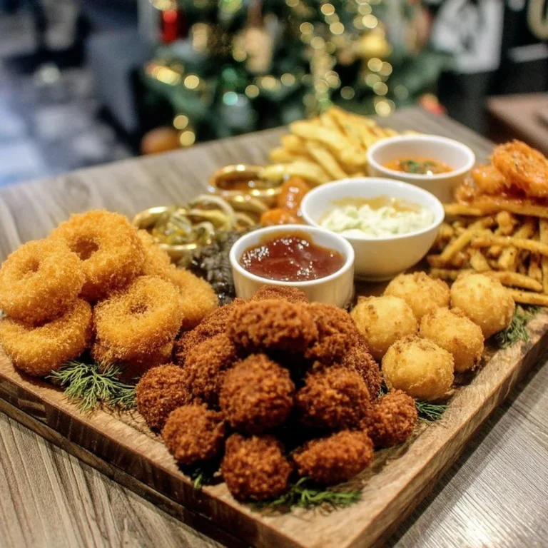 Planche de finger food croustillante avec apéritifs variés