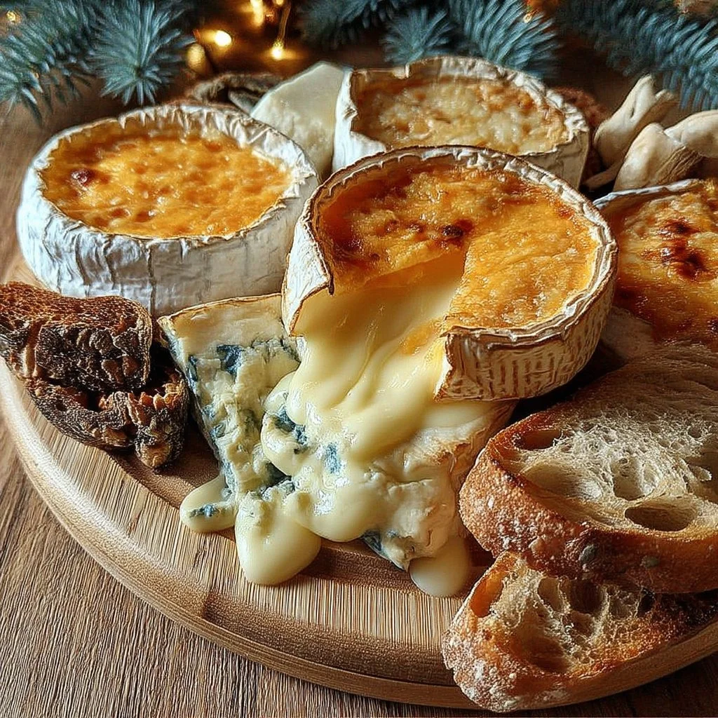 Planche de fromages fondants pour une dégustation savoureuse.