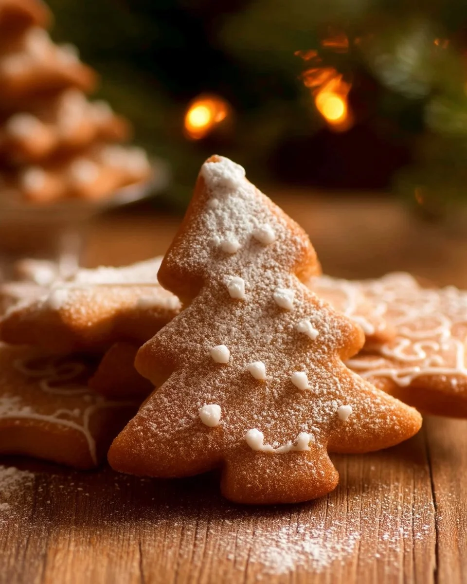 Sapin en Pain d'Épice décoratif pour Noël