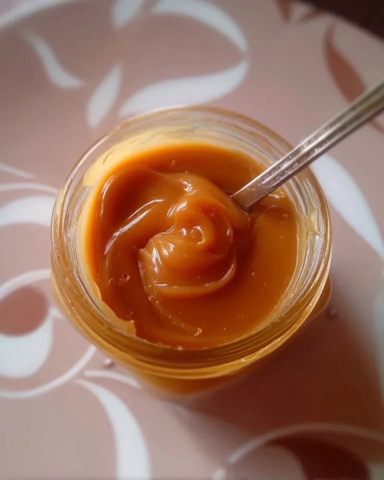 Un pot de beurre de caramel riche et crémeux, parfait pour les desserts