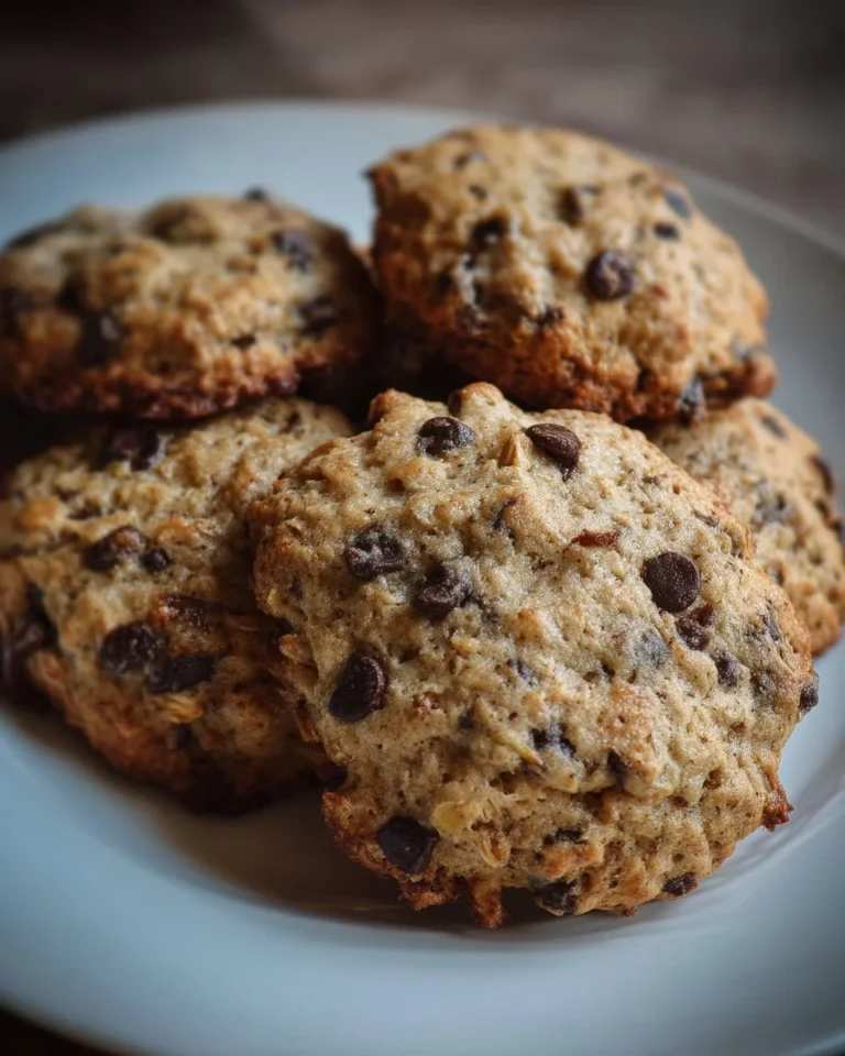 Recette de biscuits à la banane, à l'avoine et au chocolat