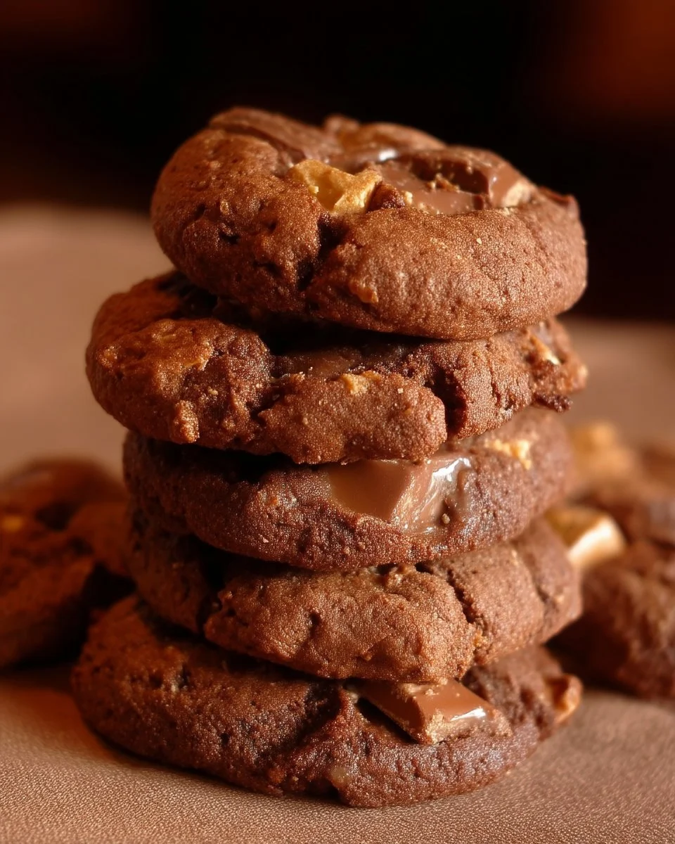Biscuits Triple Chocolat - savoureux mélange de chocolat noir, au lait et blanc