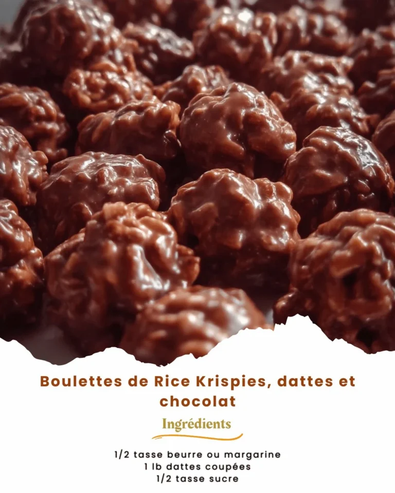 Boulettes de Rice Krispies aux dattes et chocolat sur une assiette