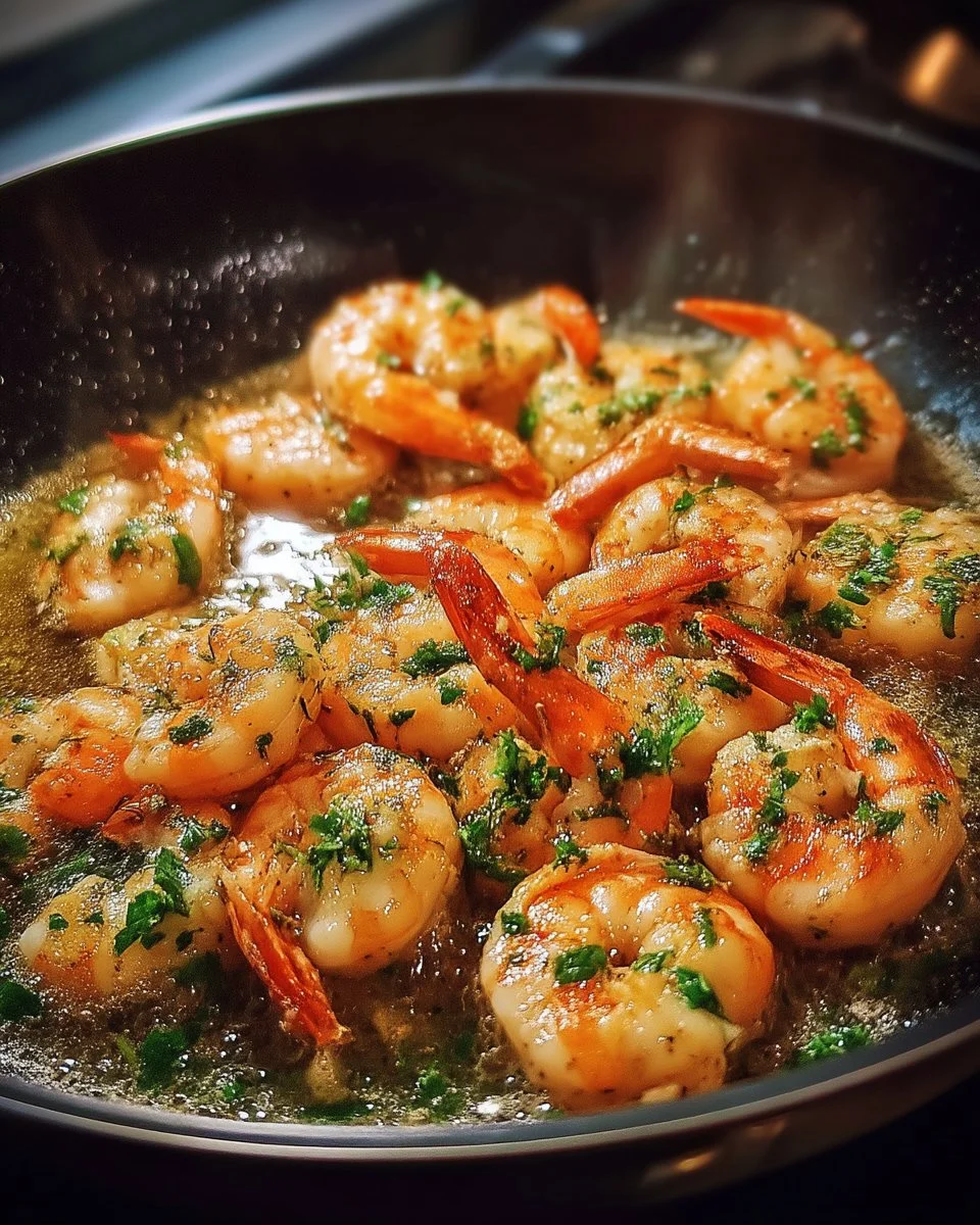 Crevettes flambées à l'ail et au cognac, un plat savoureux et festif
