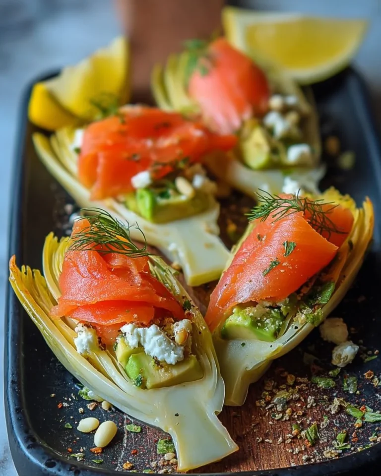 Endives farcies au saumon fumé et avocat, une entrée délicieuse et saine