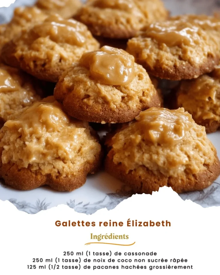 Image de délicieuses galettes reine Élizabeth prêtes à être dégustées.