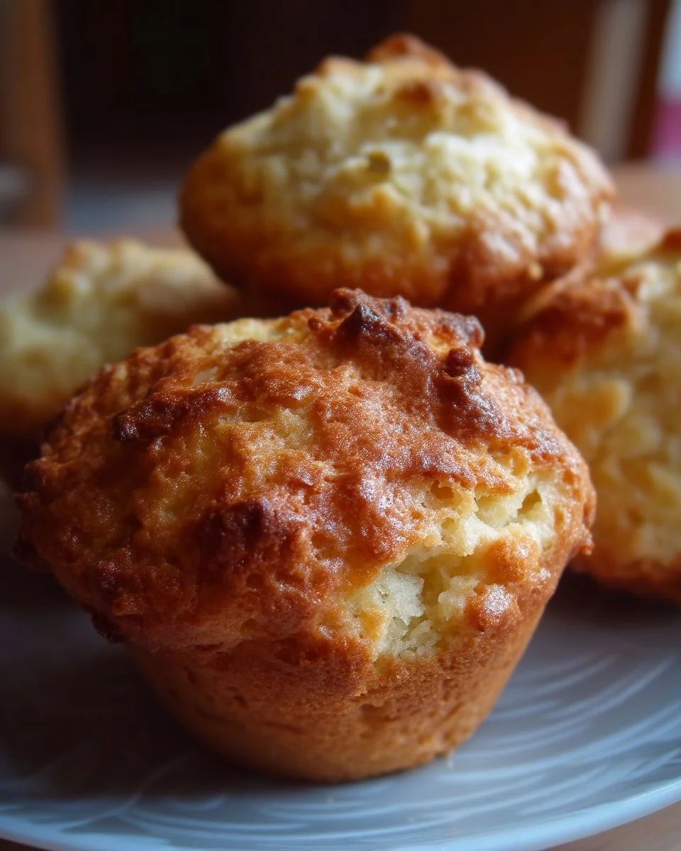 Muffins moelleux à la banane sortant du four