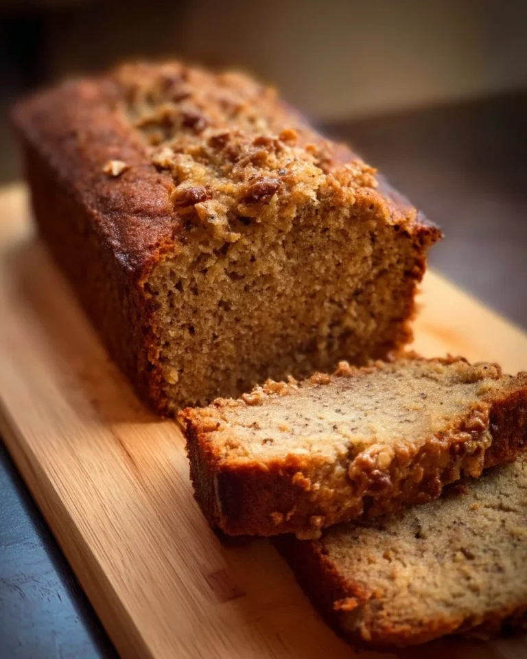 Pain à la banane au sirop d’érable, un dessert moelleux et savoureux.