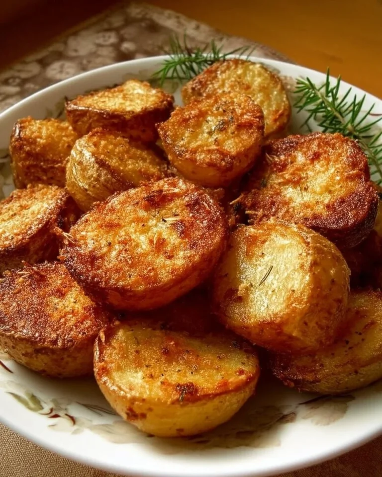 Patates au four au parmesan et romarin dorées et croustillantes
