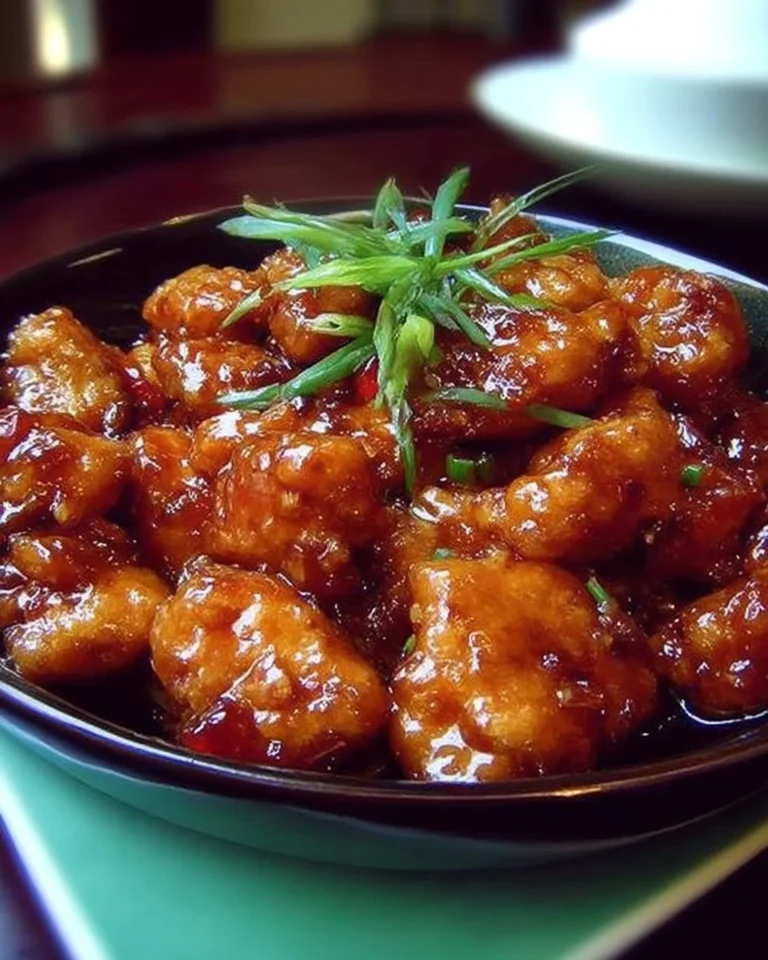 Recette savoureuse de Poulet Général Tao avec sauce sucrée et épices