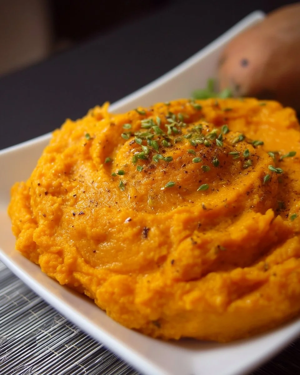 Recette savoureuse de purée de patates douces maison