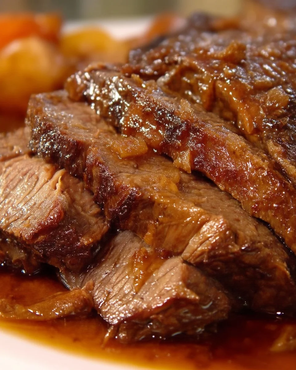 Rôti de palette à l'orange et érable, plat savoureux pour les repas en famille